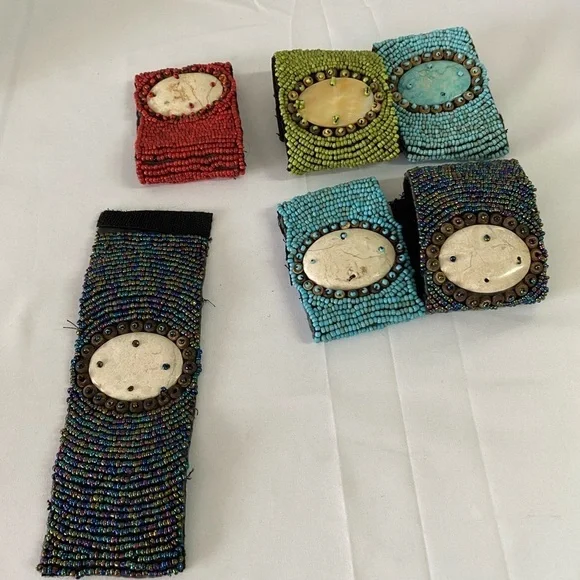 Vintage Bead Wrap Bracelets (6) (EQ) - Picture 10 of 12